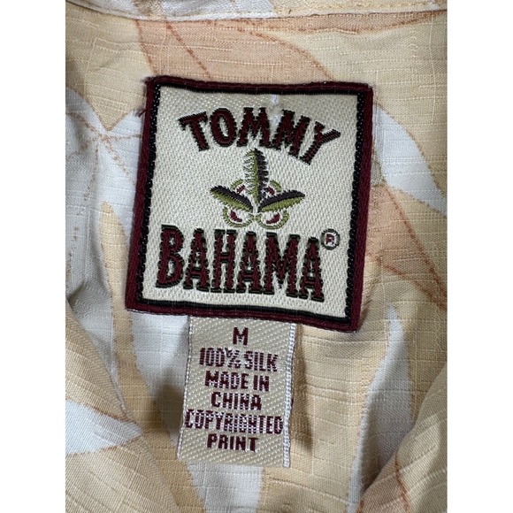Tommy Bahama Mens Hawaiian Shirt Silk Floral Button Up‎ Short Sleeve Medium - Picture 2 of 6